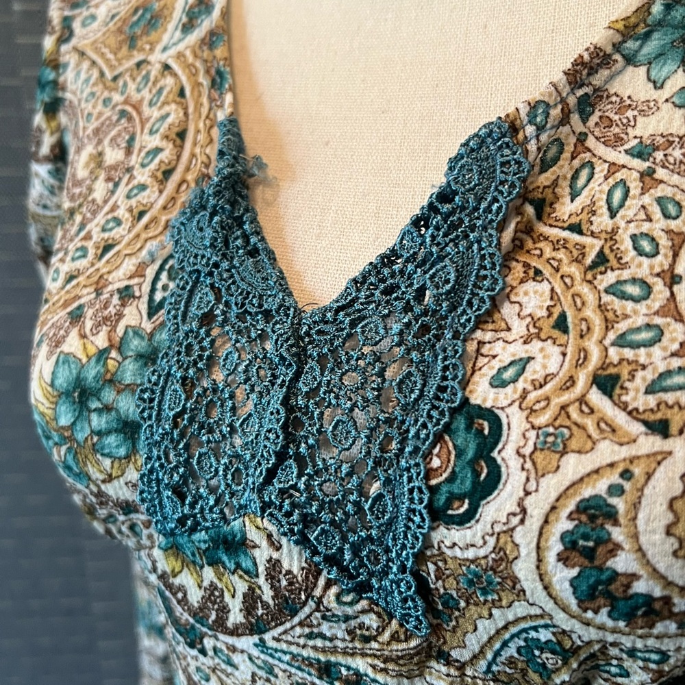 Rave Flare Sleeve Boho Blouse - Picture 6 of 8